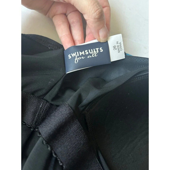 Swimsuits For All Women’s High Neck Swimsuit size 26 - Picture 3 of 8